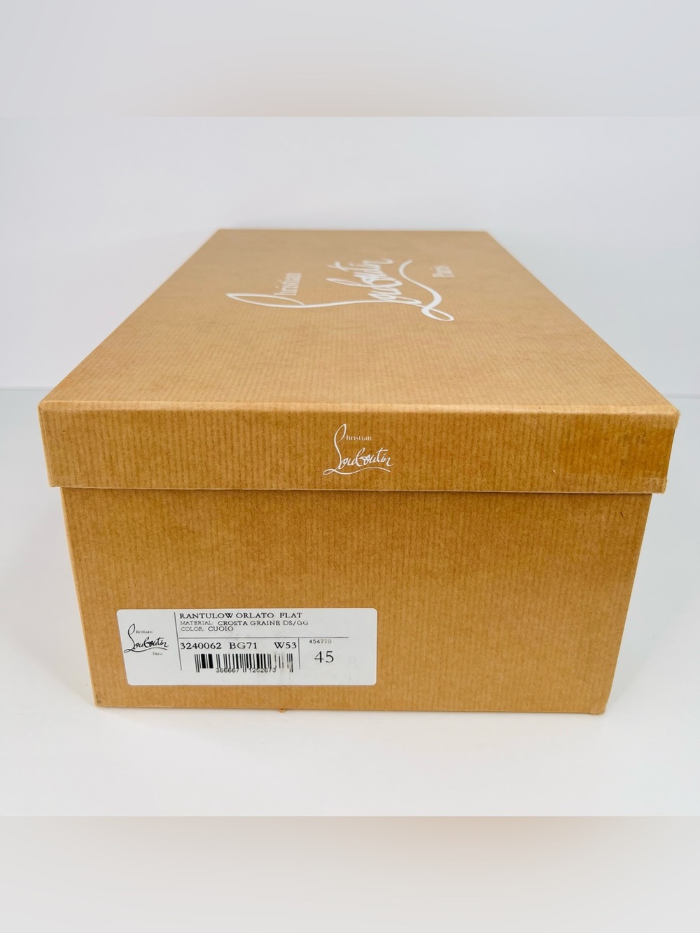 CHRISTIAN LOUBOUTIN Rantulow Orlato Grain Suede Leather Sneakers EU 45- US 12 - Picture 2 of 11